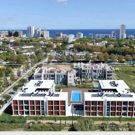 Modern Flat By The Sea With Swimming Pool - Two Bedroom Apartament *